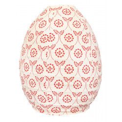 Lampion tissu boule japonaise ruche Red Tinta - Bibop et Lula