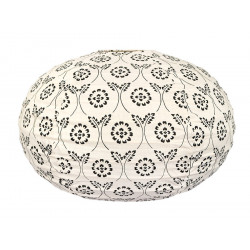 Lampion tissu boule japonaise ovale Black Tinta - Bibop et Lula
