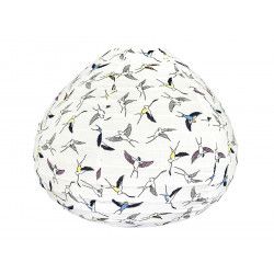 Lampion tissu boule japonaise goutte Hiondelles - Bibop et Lula