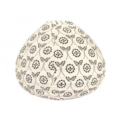 Lampion tissu boule japonaise goutte Black Tinta - Bibop et Lula