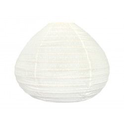 Lampion tissu boule japonaise goutte Plumetis - Bibop et Lula