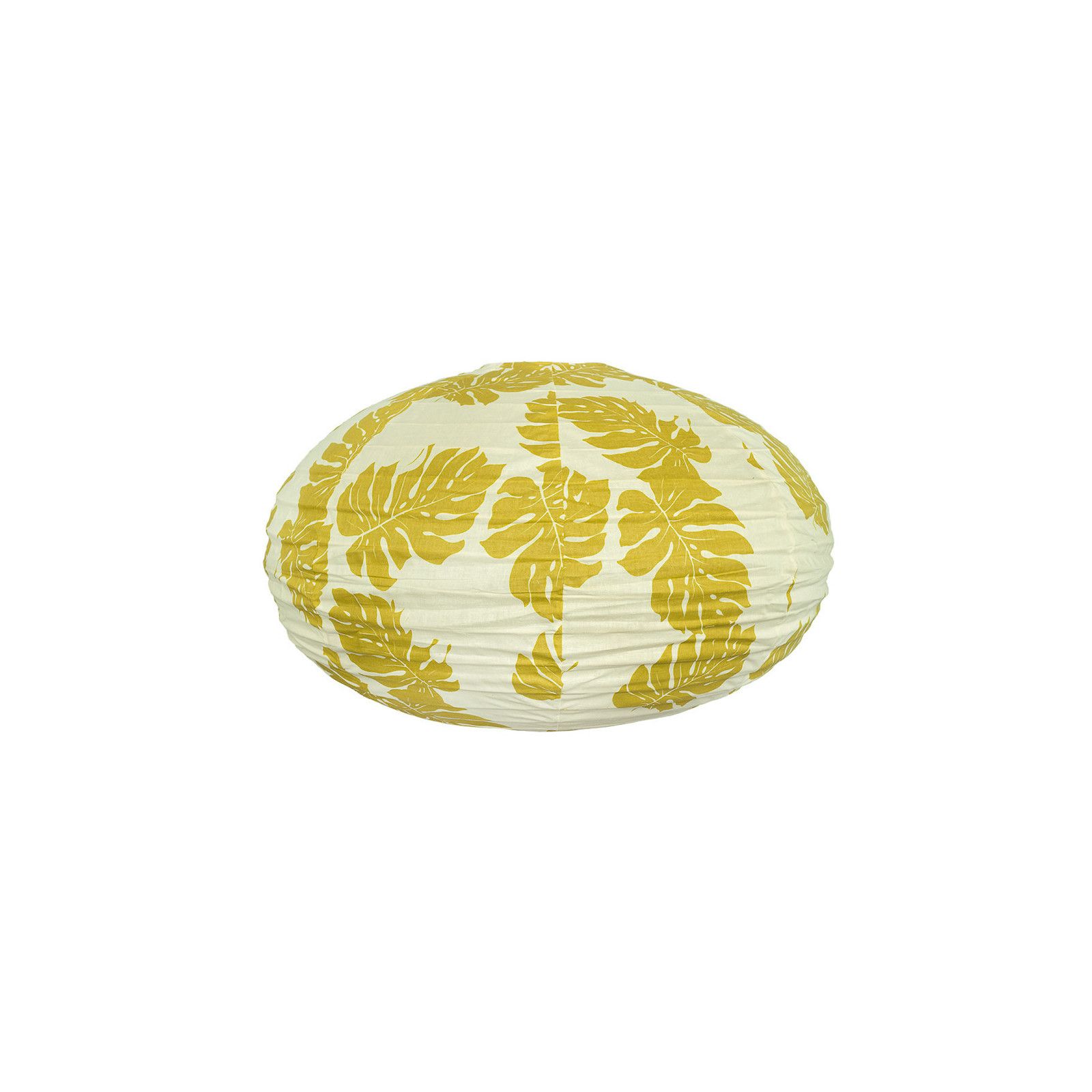 Lampion tissu boule japonaise ovale Montsarrat