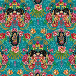 Velours Magic Sister Bleu - Bibop et Lula