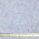 Tissu batik patchwork Fleurs parme - Bibop et Lula