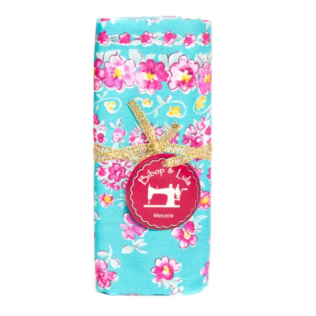 Coupon tissu English roses blue