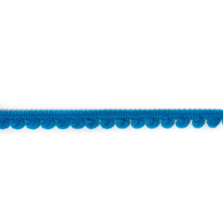 Galon petits pompons bleus - Bibop et Lula