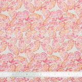 Coupon tissu 1 mètre Pink Butterfly - Bibop et Lula