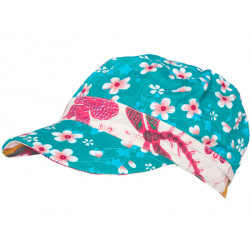 Casquette réversible enfant Akiko Blue - Bibop et Lula