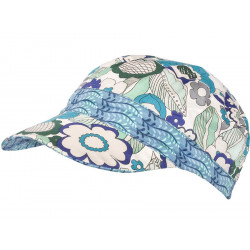 Casquette réversible enfant Rétro blue - Bibop et Lula