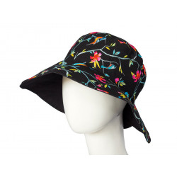 Capeline réversible adulte Black Birds - Bibop et Lula