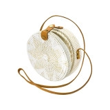 Sac rond de Bali Blanc étoile - Bibop et Lula