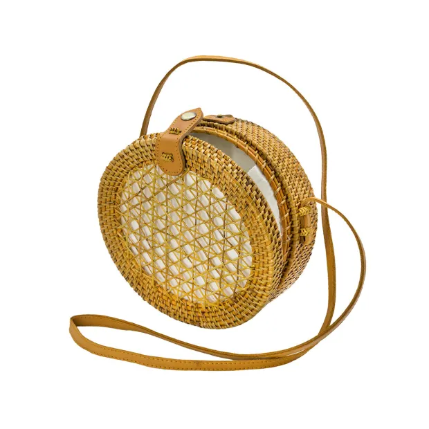 Sac rond de Bali Cannage