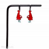 Boucles d'oreilles Petit chaperon rouge - Bibop et Lula