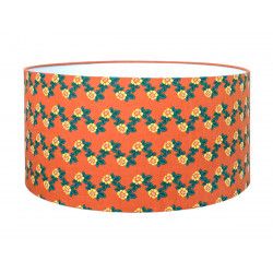 Grand abat-jour rond Flores Abricot - Bibop et Lula
