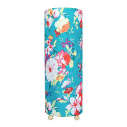 Grande lampe tube à poser Frida Turquoise - Bibop et Lula