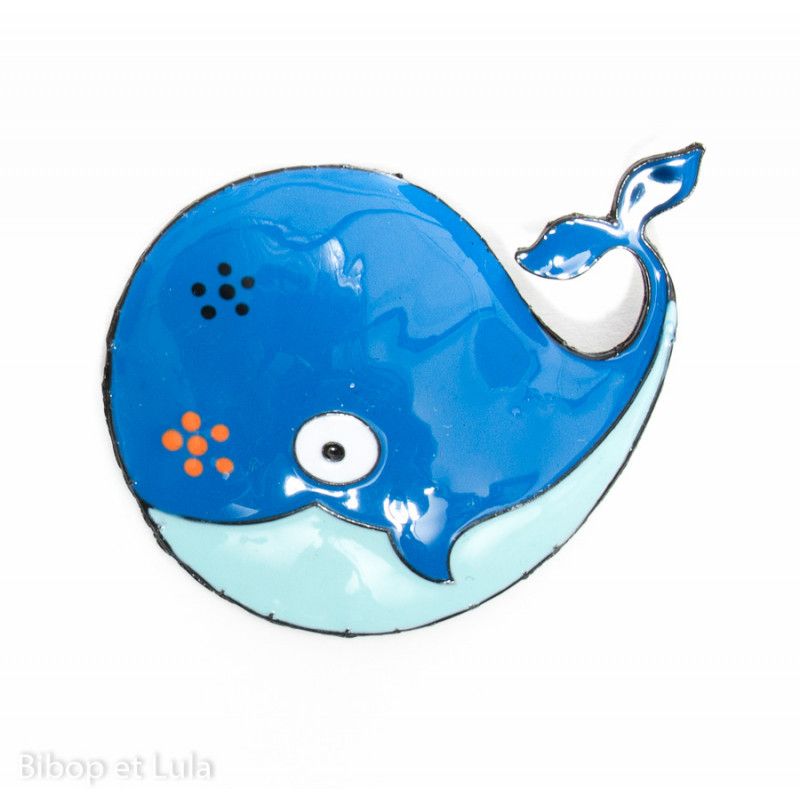 Broche Baleine bleue