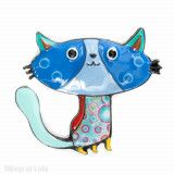 Broche Broche Minette bleue - Bibop et Lula