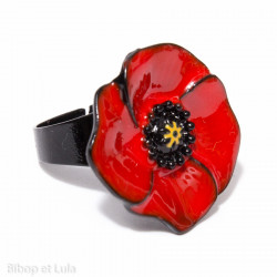 Bague Coquelicot - Bibop et Lula