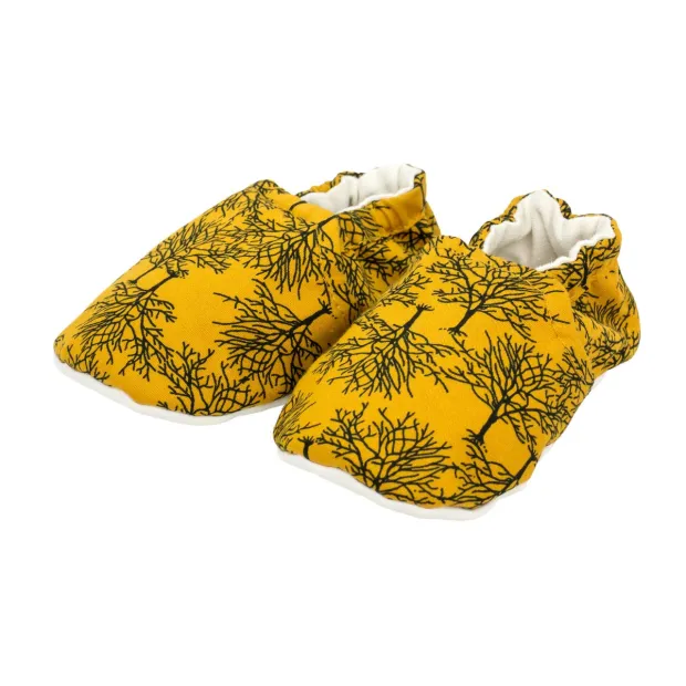 Chaussons bébé souples Trees
