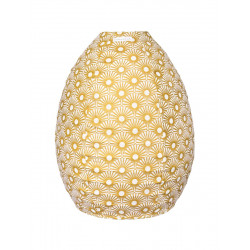 Lampion tissu boule japonaise ruche Solas Gold - Bibop et Lula