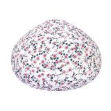 Lampion tissu boule japonaise goutte blanc et fleurs de cerisiers - Bibop et Lula