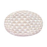 Lampion tissu boule japonaise ovale Grue Bronze - Bibop et Lula