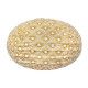 Lampion tissu boule japonaise ovale Solas Gold