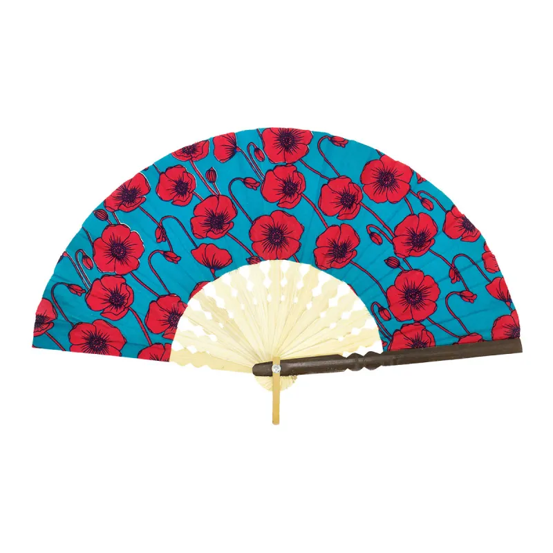 Eventail Coquelicots