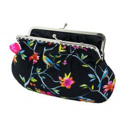 Portefeuille/porte-monnaie clipsé cuir TBEG vintage 60's