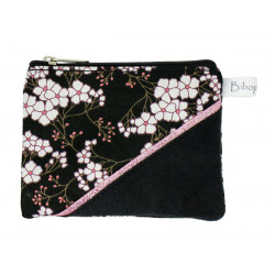 Petit porte-monnaie Kitami Black - Bibop et Lula