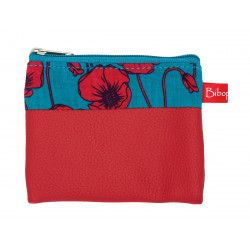 Petit porte-monnaie Coquelicots - Bibop et Lula