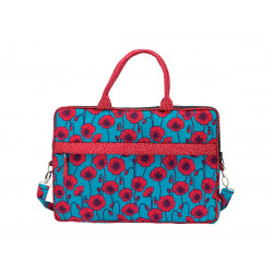 Sac ordinateur portable Coquelicots - Bibop et Lula