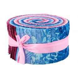 Jelly roll tissu Myrtille - Bibop et Lula