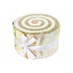 Jelly roll tissu Neige - Bibop et Lula