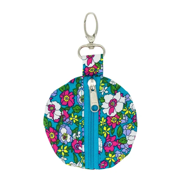 Porte-clé porte-monnaie rond Eglantine