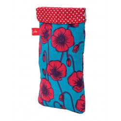 Etui à lunettes ou smartphone Coquelicots - Bibop et Lula