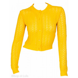 Petit cardigan Jaune - Bibop et Lula