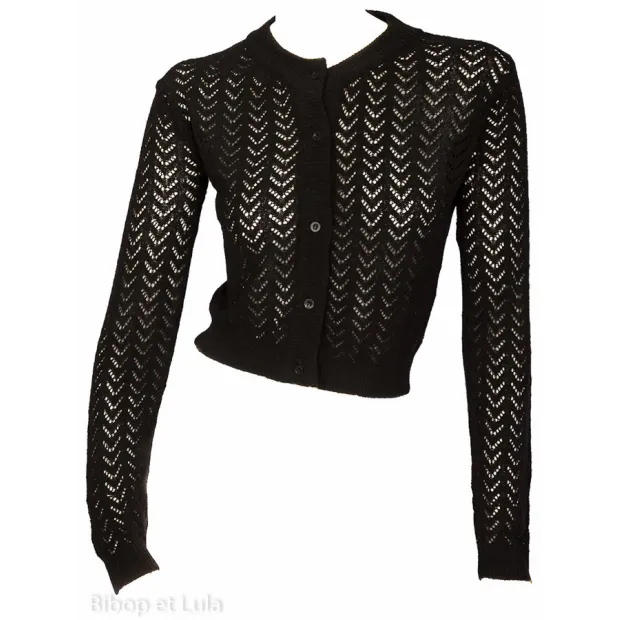 Petit cardigan noir