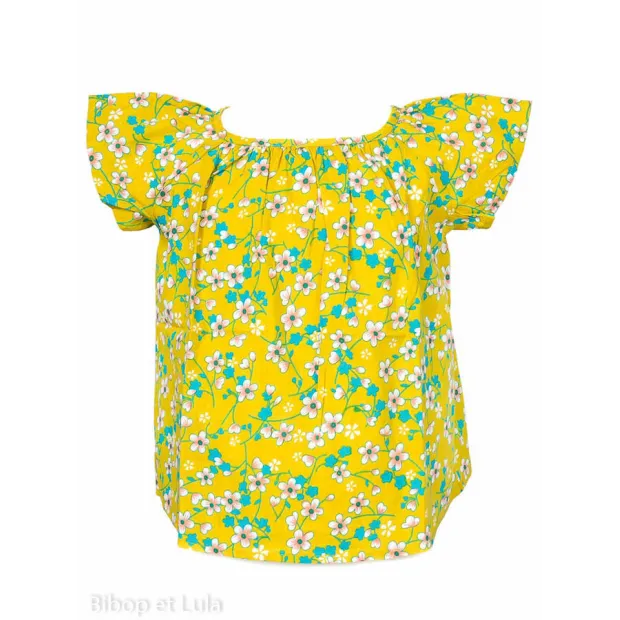 Blouse manches courtes Akiko soleil