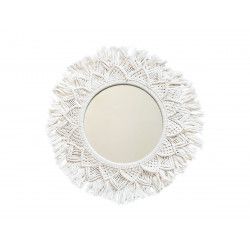 Miroir rond macramé - Bibop et Lula