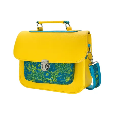 Tissu Simili cuir Jaune