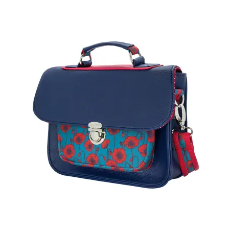 Tissu Simili cuir Bleu marine
