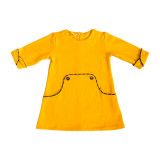 Robe hiver Louisa Moutarde - Bibop et Lula