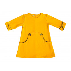 Robe hiver Louisa Moutarde - Bibop et Lula