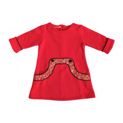 Robe Louisa Rouge Cerise - Bibop et Lula