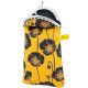 Tissu coton Coquelicots noirs - Bibop et Lula