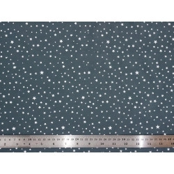 Tissu coton Grey stars - Bibop et Lula