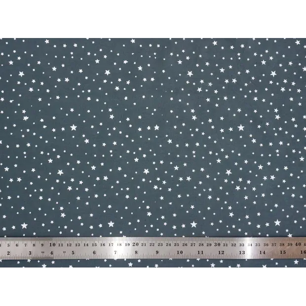 Tissu coton Grey Stars