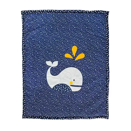 Tissu coton Navy stars
