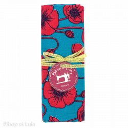 Coupon tissu Coquelicots - Bibop et Lula